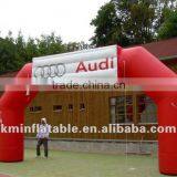Giant Red Black Inflatable Advertising Promotional Arch