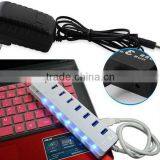 Super Speed 8 Port of Usb3.0 7 Port Hub With 1 DCP Charging Port thumbnail-4