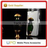 [UPO] 2016 New Luxury Smart Flip Slim View Electroplating Mirror Hard Clear Transparent Case For Samsung Galaxy A5 thumbnail-2