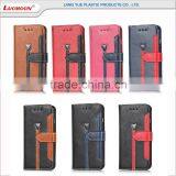 New Design Flip Wallet Crazy Horse Smart Leather Case for Iphone 5 5s 6 6s 7 Plus thumbnail-1