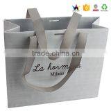 Luxurious customised logo shopping paper bags