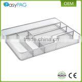 Wholesale Cheap Price Top Quality Metal Wire Mesh 6 Gird Kitchen Cutlery Tray thumbnail-2
