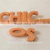 Chic Shiny Golden Metal Swing Tag for Plastic Product thumbnail-6