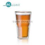 Hot Sale Cheap High Borosilicate Glass Double Wall Beer Pong Cup With OEM thumbnail-1