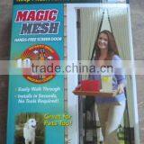 Premium Magnetic Screen Door - KEEP BUGS OUT Lets Fresh Air In. No More Mosquitos or Flying Insects. Instant Bug Mesh With Top-t