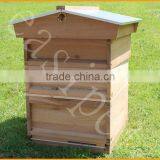 National Bee Hive Gabled Roof Cedar New 2 Super 1 Brood Beekeeping Beehive