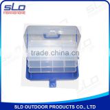 fishing accessories storage plastic box with 3 layers