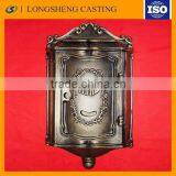 Round Free Standing Cast Iron Outdoor Mailbox Decorative Mailbox thumbnail-3