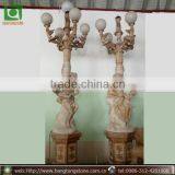 Luxry Large Stone Lamp With Statues thumbnail-1