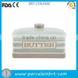 2017 new product ceramic Butter Dish