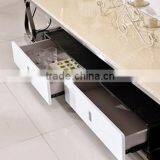 C387 2015 Hot Sale Marble Corner Table High Gloss Coffee Table thumbnail-4