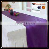 Royal Slippery Waterproof Satin Table Runner for Wedding/party /home Use thumbnail-3