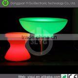 Wedding Event Dining Using Led Light up Cube Table With Glass thumbnail-6