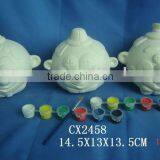Ceramic Zany Diy Coin Bank thumbnail-1