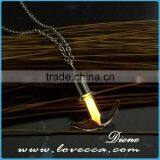Luminous Glass Anchor Necklace Jewelry Cheap Jewelry Glow in the Dark thumbnail-1