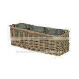 Willow Tray With Willow Flower Pot thumbnail-1