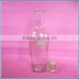 Crystle White Glass Whisky Bottle thumbnail-1