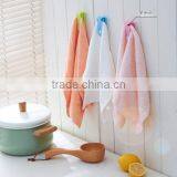 New Product Plastic Kitchen Towel Holder Clip Wall-mount Towel Rack With Stick thumbnail-2