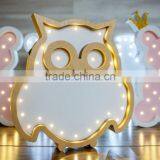 Hanging Owl Battery Operated Light Wooden Lights thumbnail-2