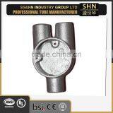 20mm and 25mm Electrical Galvanized 3 Way Back Entry Junction Box thumbnail-4