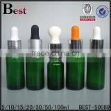 Cosmetic Packaging Promorion Orange Dropper Bottle Glass Cost Price Essential Oil Green Glass Dropper Bottle Best Sellers thumbnail-2
