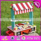 2017 New Design Wooden Kids Play Grill Preschool Pretend Wooden Kids Play Grill Funny Toys Wooden Kids Play Grill W10D127 thumbnail-1