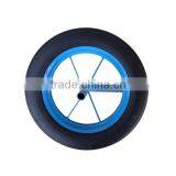 Qingdao Wantai Pneumatic Rims Wheel Solid pu Wheelbarrow Wheels thumbnail-1