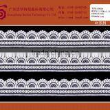 Characteristic stretch lace fabric, bridal lace trim african lace fabrics for garments