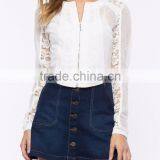 High Quality Wholesale Fashion Short Custom Spring Summer Women Jacket thumbnail-2
