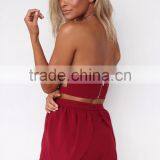 Woman Fashion 2 Piece Set Sexy Romper Latest Design Playsuit thumbnail-4