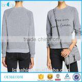Sweatshirt Woman 2017 Crewneck Long Sleeve Grey Women Tops for Spring ,autumn thumbnail-1