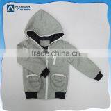 OEM Full Zipper Collar Pocket Hoodie Children Boys Hoodies thumbnail-1