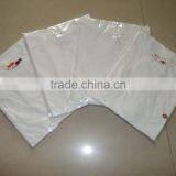 100% COTTON BASIC T-SHIRT , MEN'S WHITE CHEAP PRICE SOLID T-SHIRTS , thumbnail-1