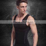Custom 2016 Slimming Vest Sey Nylon New White/black Color Men's Tank Top Shirt Corset Body Shaper Fatty Free Shipping thumbnail-1