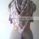 Printed Chiffon Long Scarves thumbnail-5