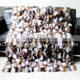 CX-D-83 Custom Made European Style Genuine Fox Fur Bedding Set Luxury thumbnail-6