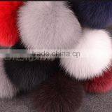 CX-A-63 Fluffy Fashion Cute Ball Keychain Rabbit Genuine Fox Fur Pompom thumbnail-1