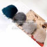 CX-R-54 Top Quality Wholesale Real Mink Fur Keychain Fur Bag Charm thumbnail-5