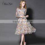 Maxnegio Girls Floral Long One Price Chiffon Summer Maxi Dresses thumbnail-1