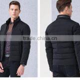 Men Stand Collar Fashion Slim Lightweight Warm Quilting Padded Jacket thumbnail-3