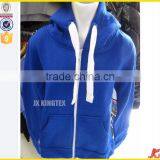Contrast Wholesale Color OEM Service Men's Zipper-up Hoodies With Your Own Logo thumbnail-4