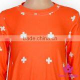 New Arrive Girls Dress Names With Pictures Long Sleeve Short Front Long Behind With 2 Pockets Net Frock Designs For Kids thumbnail-3