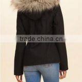 Runwaylover EY0986C Fashion Woman Clothes Fur Collar Women Winter Thick Padded Parka Jacket thumbnail-2