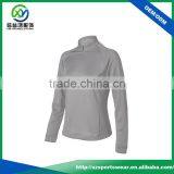 Guangdong Supplier 1/4 Invisible Zipper Raglan Sleeve Women Windbreaker Pullover Jacket