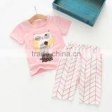 Summer Casual Style Cute Pattern Kids Girl Two Pieces Set thumbnail-2
