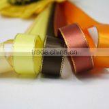 Hi-ana Ribbon 123 Double Side Double Color Saddle Stitched Satin Ribbon for Chocolate Packaging,silk Ribbon thumbnail-2