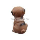 Vinyl Giggle Ball Training Chew Sound Activity Squeaky Toy Dog Animal Brown thumbnail-3