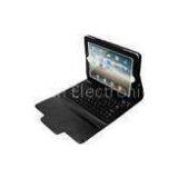 Customized Compact Flexible Ipad 2 Leather Bluetooth Keyboard Case With Solar Charger