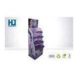 Retail Store Paper Corrugated Cardboard Display Stand For Cosmetic Women Facial Mask