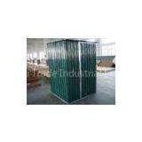 OEM Movable Portable Metal Tool Shed With 10yrs Anti-rusting Warranty 6x4 / 4x4 feet